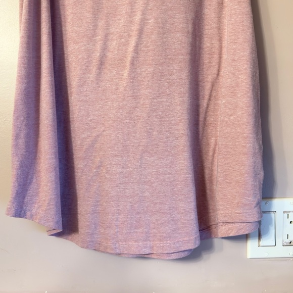 Torrid Triblend Crew Neck Ringer Tank Pink Women Size 1X - Picture 3 of 6